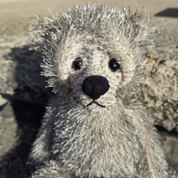 Second Nature Design Simply Irresistible Gray Sad Teddy Bear Plush 2004 - Picture 7 of 9